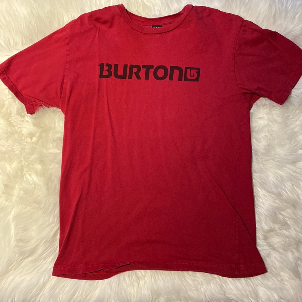 Men’s Burton Short Sleeve t-shirt size Medium Red
